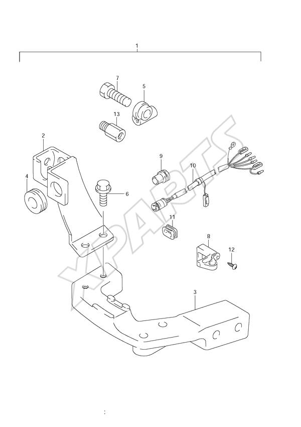  Opt: Remote Control Parts(2004) til Suzuki motor